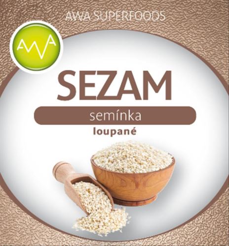 AWA superfoods Sezamové semienko lúpané 1000g
