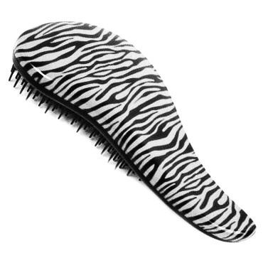 Dtangler Professional Brush - kefa na vlasy s rukoväťou (zebra biela)