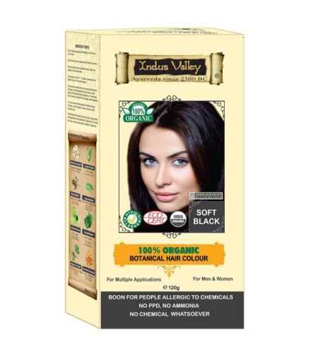 BIO organic Henna Organická farba na vlasy Soft Black