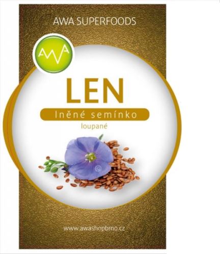 AWA superfoods Ľanové semienko lúpané 1000g
