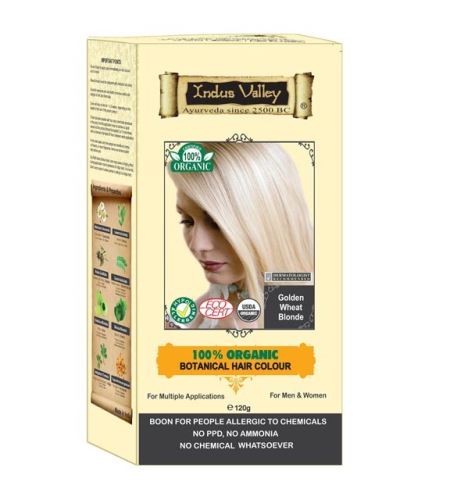 BIO organic Henna Organická farba na vlasy Golden Wheat Blonde