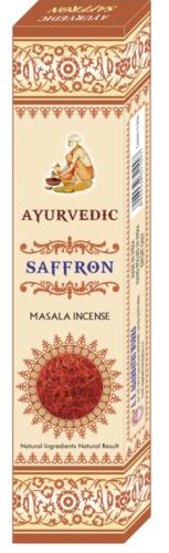 Ayurvedic Indické vonné tyčinky Saffron 16g