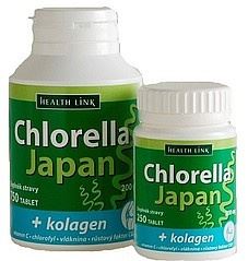 Health Link Chlorella Japan + kolagén 250 tbl.