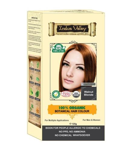 BIO organic Henna Organická farba na vlasy Walnut Blonde