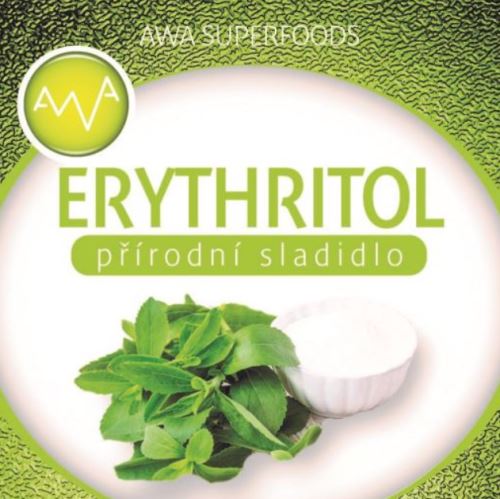 AWA superfoods Erytritol, prírodné sladidlo 500g