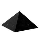 Šungitová pyramída 8 x 8 cm leštená