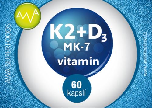 AWA superfoods vitamín K2 MK-7 + D3 60 tablet