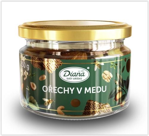 Orechy v mede 250g