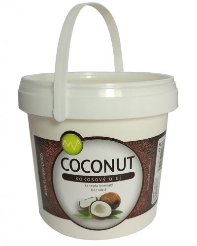 AWA superfoods Kokosový olej COCONUT 1000ml + darček