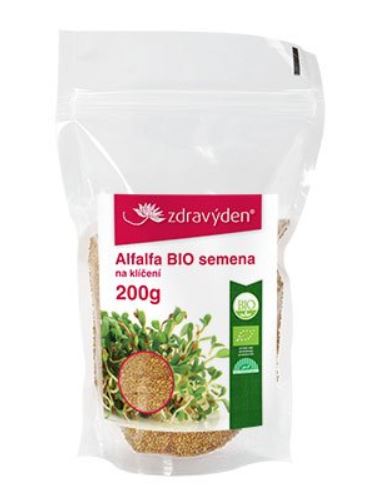 Alfalfa BIO - semená na naklíčenie 200g