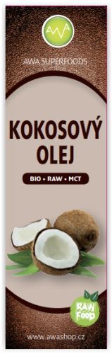 AWA superfoods kokosový olej BIO RAW MCT 500 ml